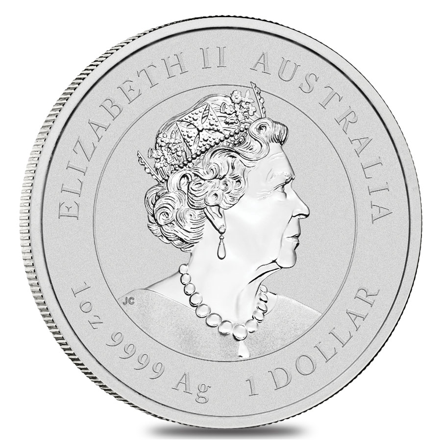 Lot of 2 - 2020 1 oz Silver Lunar Year of The Mouse / Rat Dragon Privy BU Australian Perth Mint In Cap