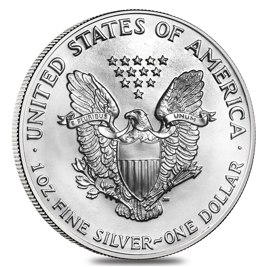 Roll of 20 - 1992 1 oz Silver American Eagle $1 Coin BU (Lot, Tube 