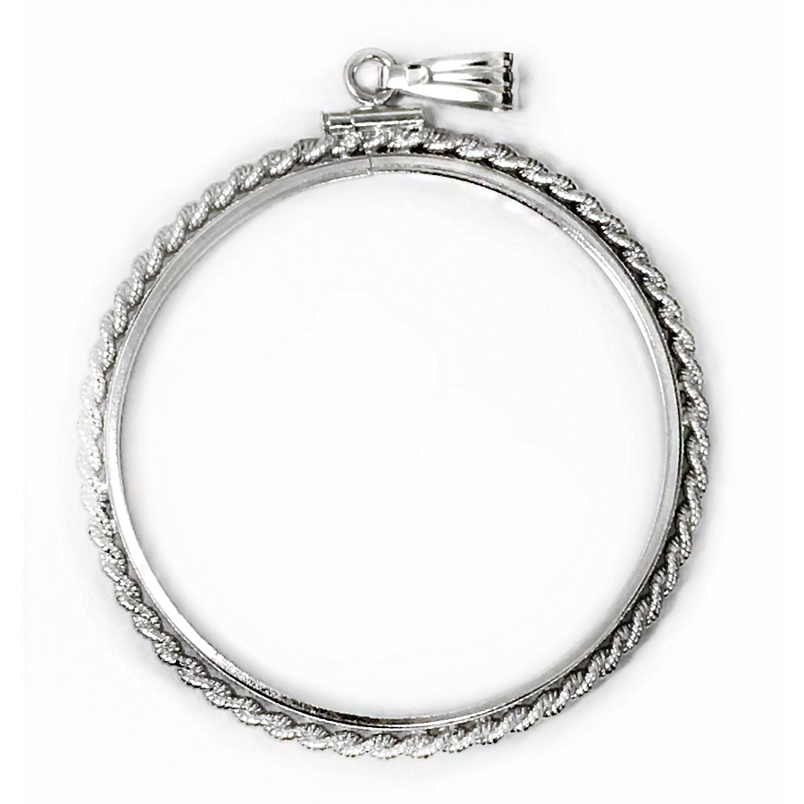 sterling silver coin bezel